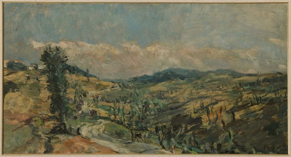 Paesaggio con cipressi - Assicoop, Unipol Collection, Modena